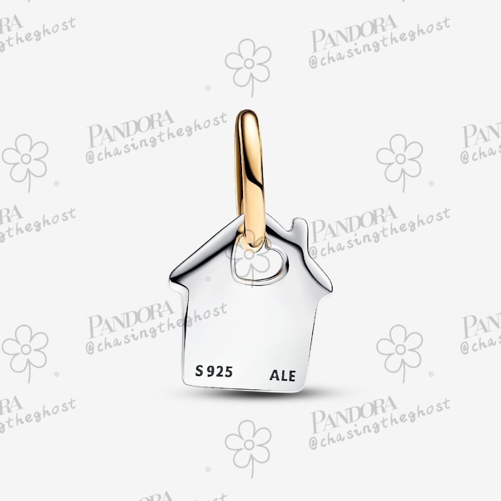 Pandora Two-tone Grandma's House Dangle Charm